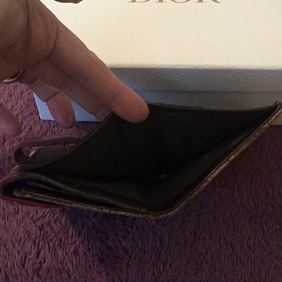 Vintage Authentic Dior Traitor Roster Saddle Flap  Bifold Wallet - Picture 14 of 16